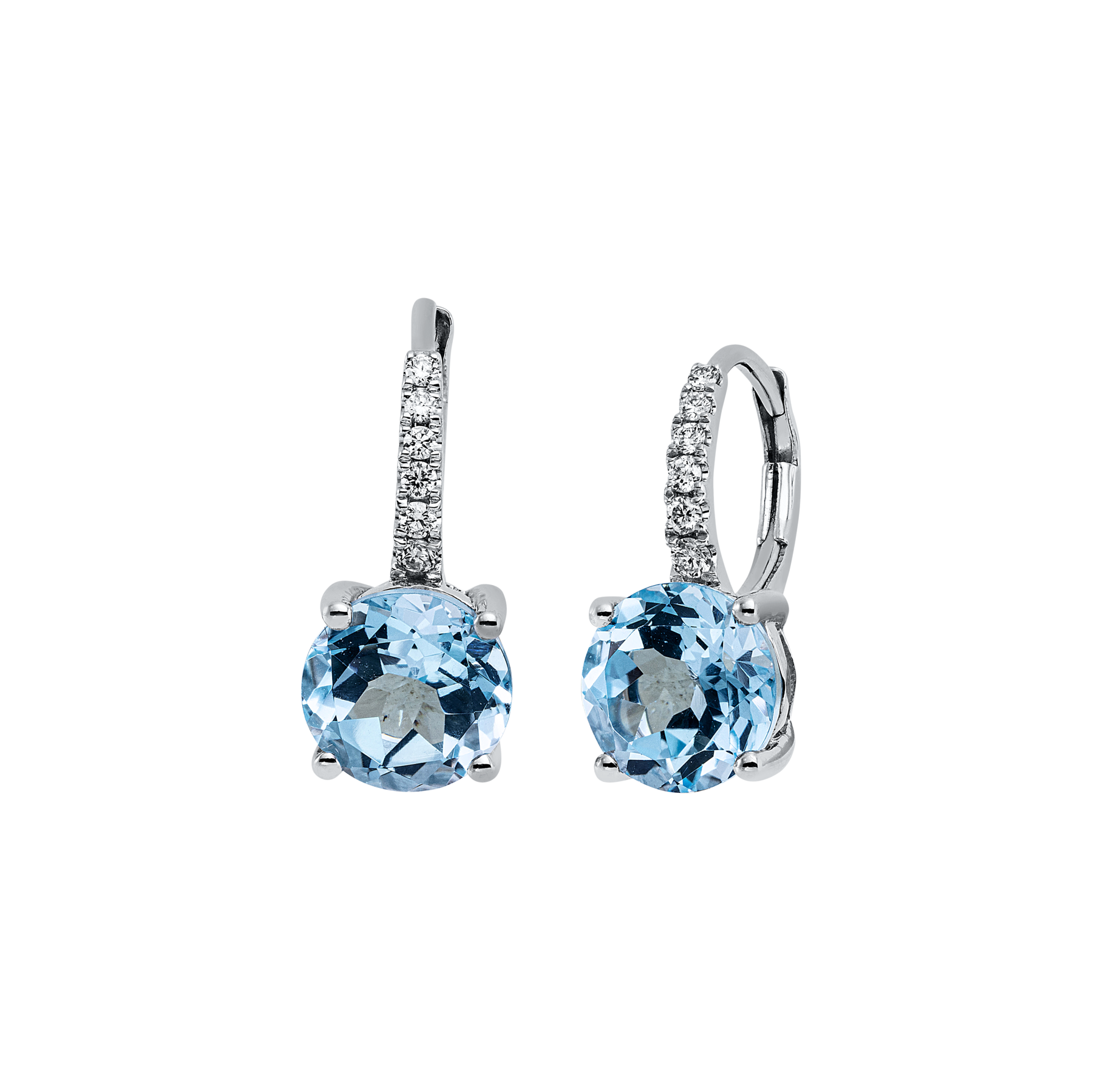 Brogle Classic Sky topaz earrings Brogle Classic Sky topaz earrings
