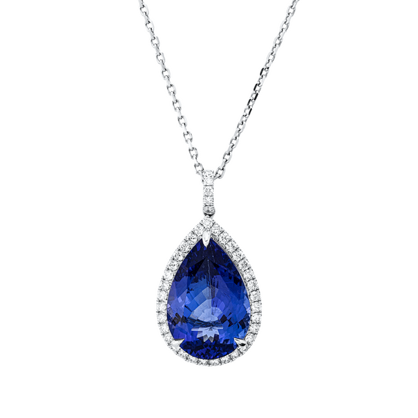 Brogle Selection Kette mit Tansanitanhänger