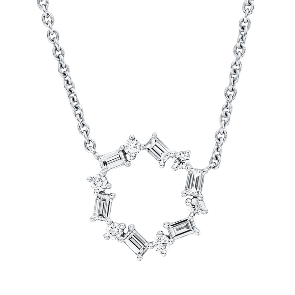 Brogle Classic necklace with diamond pendant Brogle Classic necklace with diamond pendant