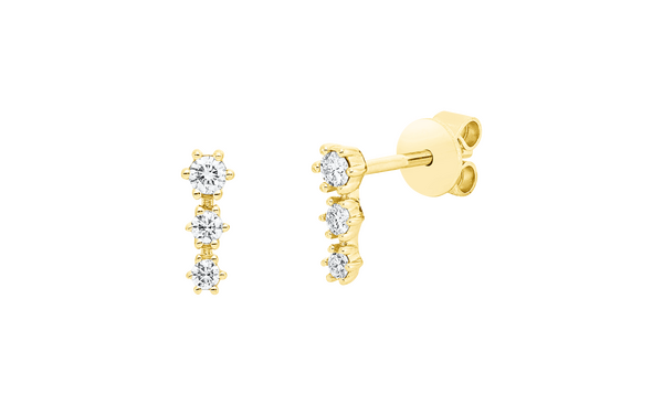 Brogle Classic diamond stud earrings Brogle Classic diamond stud earrings