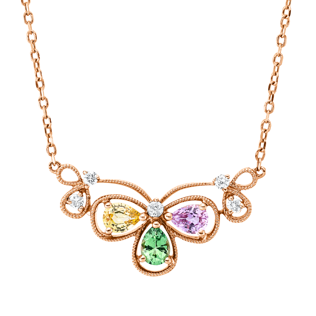 Brogle Classic colored stone necklace Brogle Classic colored stone necklace