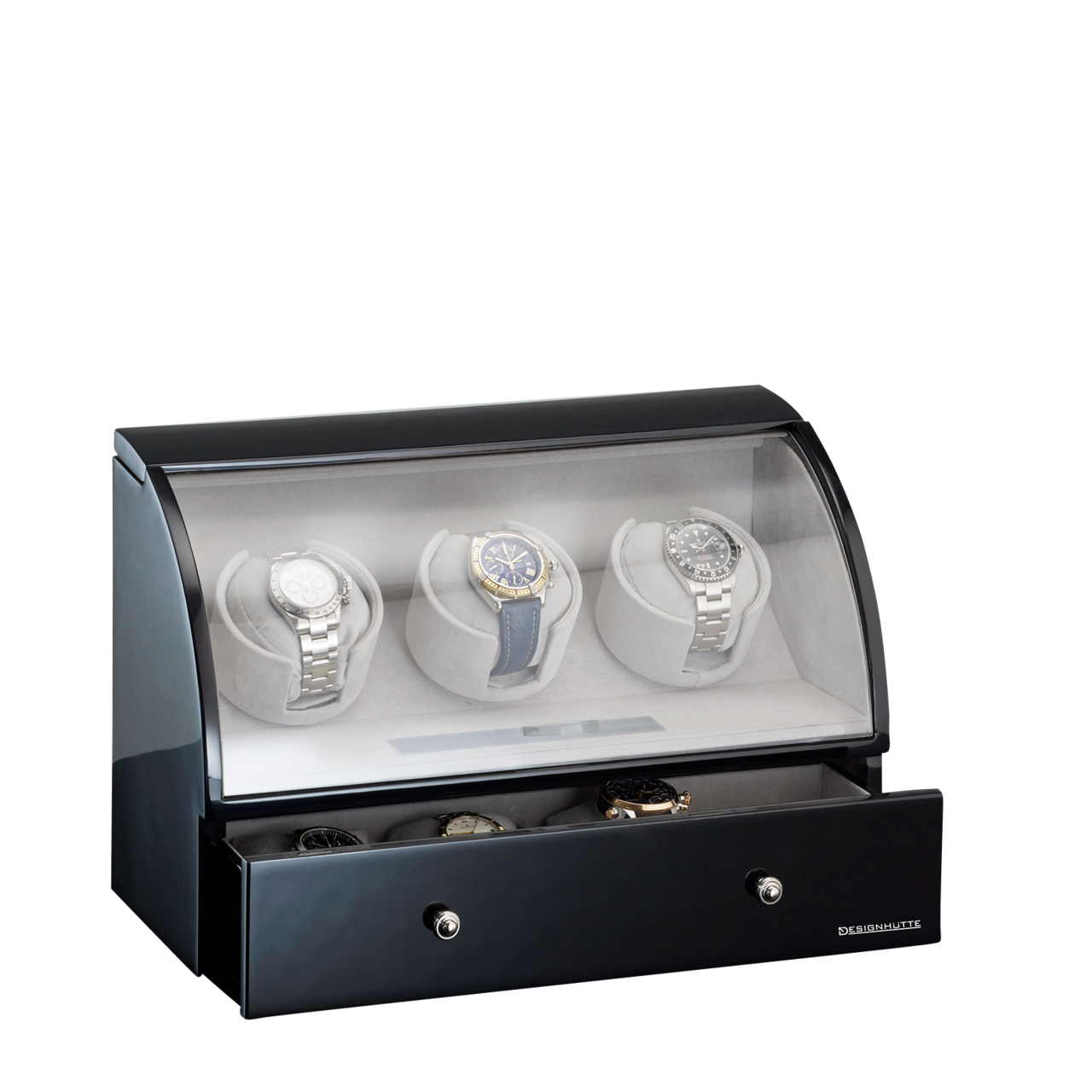 Designhütte Watch winder Basel 3 LCD Designhütte Watch winder Basel 3 LCD