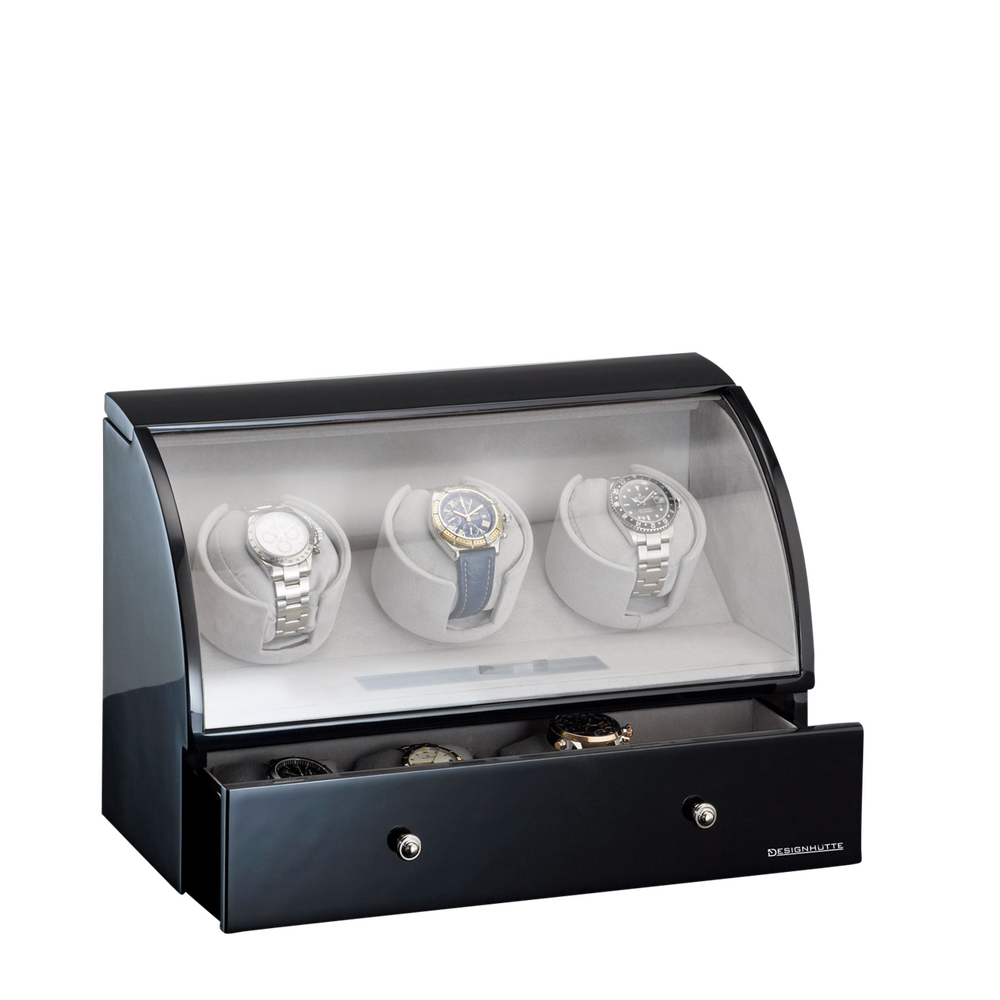 Designhütte Watch winder Basel 3 LCD Designhütte Watch winder Basel 3 LCD