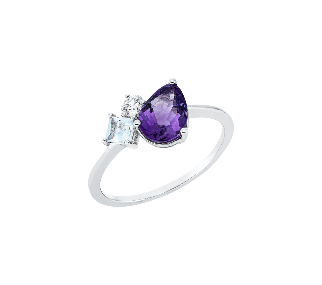 Brogle Classic colored stone ring Brogle Classic colored stone ring