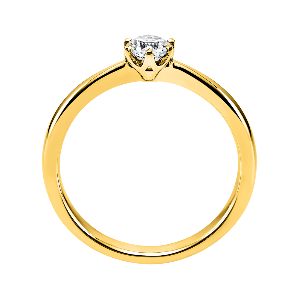 Brogle Selection Marie solitaire ring up to 0.5 carat