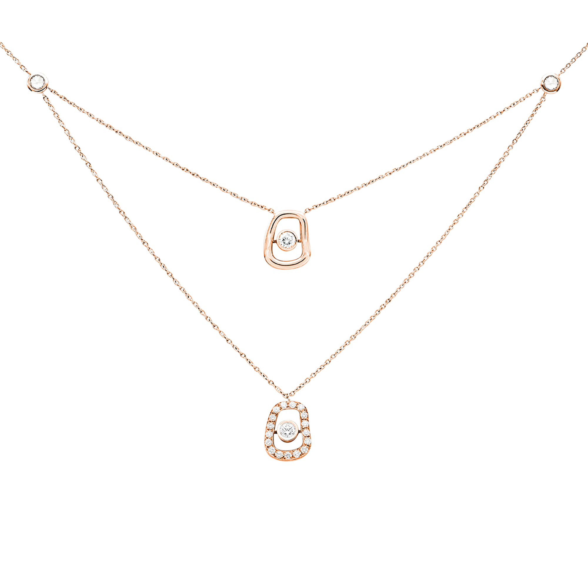 Mattioli Puzzle Diamonds necklace with pendant Mattioli Puzzle Diamonds necklace with pendant