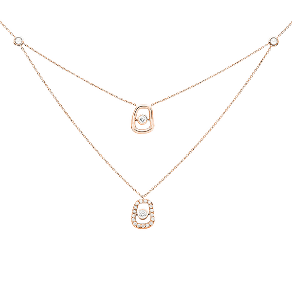 Mattioli Puzzle Diamonds necklace with pendant Mattioli Puzzle Diamonds necklace with pendant