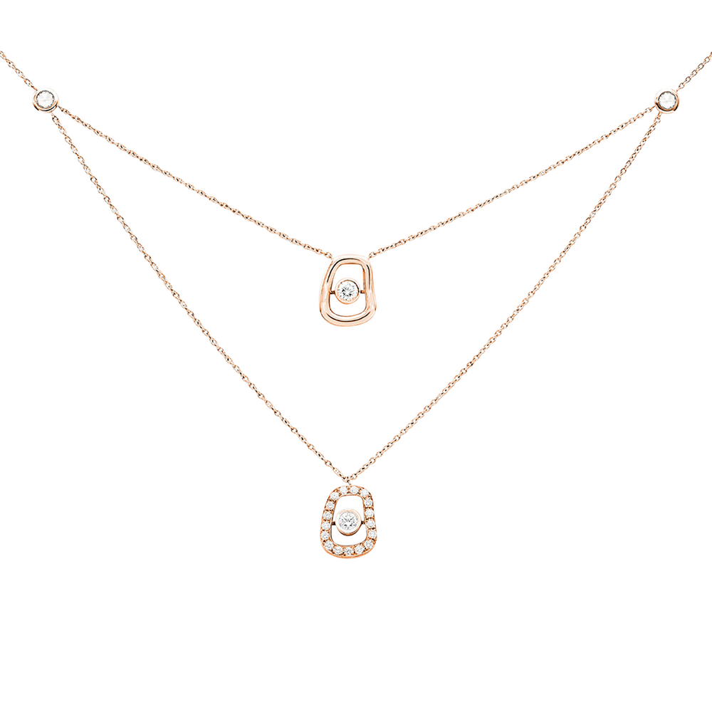 Mattioli Puzzle Diamonds necklace with pendant Mattioli Puzzle Diamonds necklace with pendant