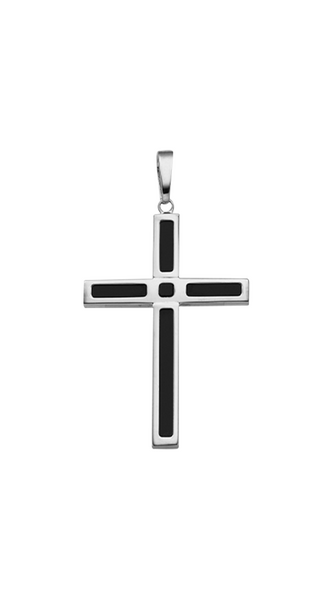 Brogle Classic Kreuzanhänger mit Onyx
