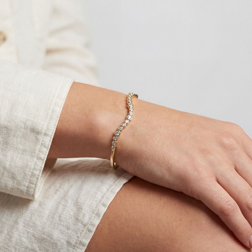 SIF Jakobs Sardinia Wave Bangle