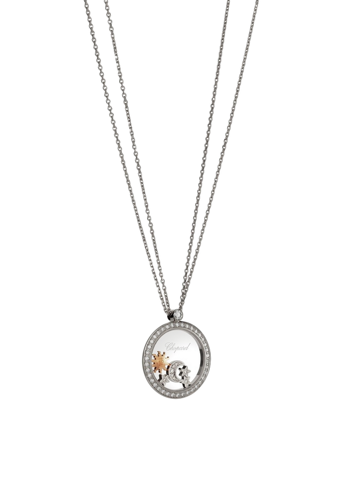 Chopard Sun, Moon and Stars Necklace with Pendant