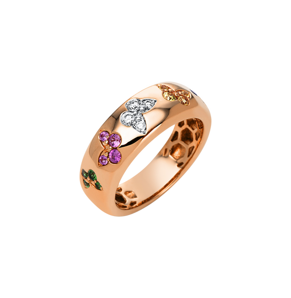 Brogle Selection bicolour sapphire ring