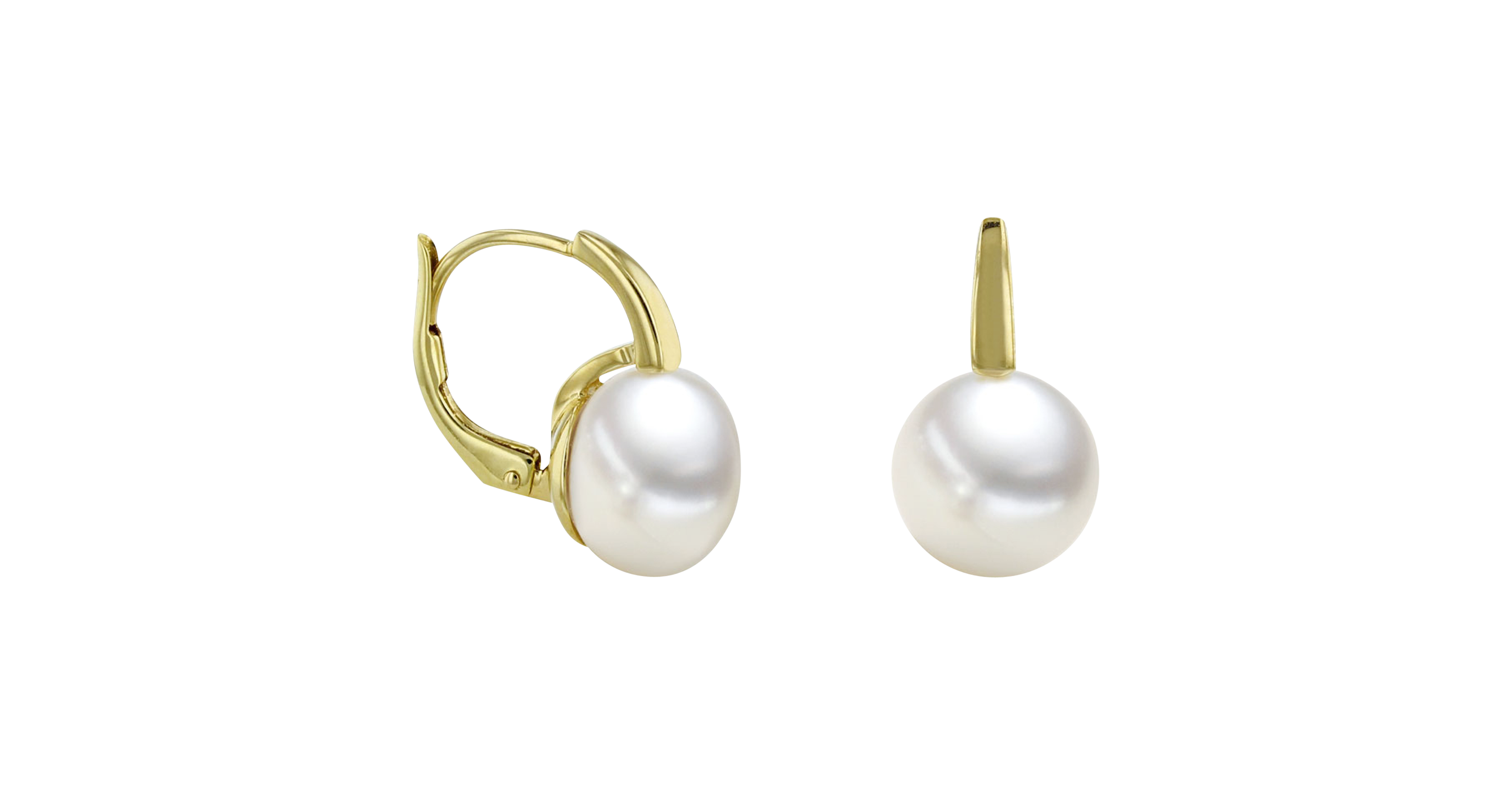 Brogle Classic Süßwasser Perlencreolen Brogle Classic Süßwasser Perlencreolen