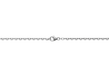 Brogle Classic Ankerarmband diamantiert 3mm Brogle Classic Ankerarmband diamantiert 3mm