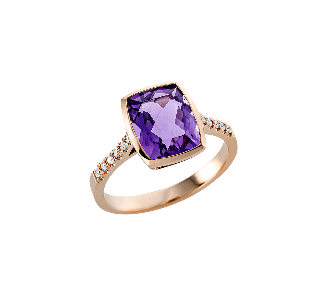 Brogle Classic Amethyst ring Brogle Classic Amethyst ring
