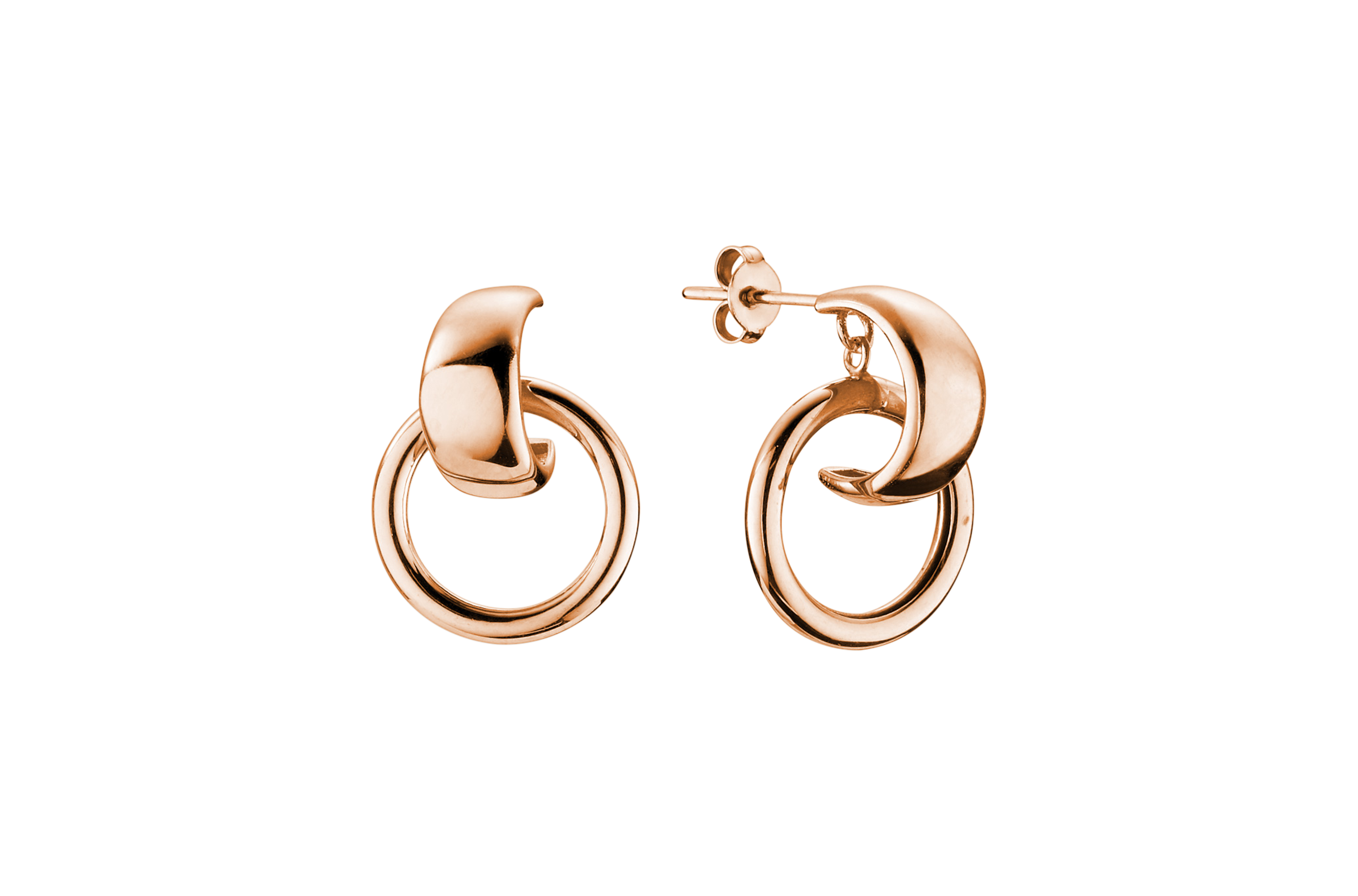 Brogle Classic gold hoop earrings Brogle Classic gold hoop earrings