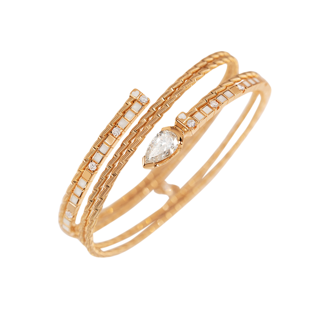 Wellendorff EMBRACE ME. Diamond drop mother-of-pearl bracelet Wellendorff EMBRACE ME. Diamond drop mother-of-pearl bracelet