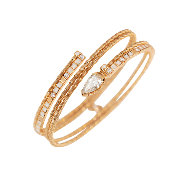 Wellendorff EMBRACE ME. Diamond drop mother-of-pearl bracelet Wellendorff EMBRACE ME. Diamond drop mother-of-pearl bracelet