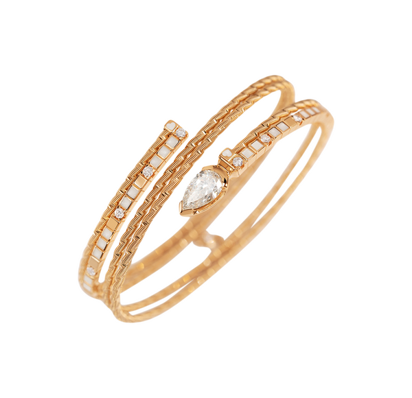 Wellendorff EMBRACE ME. Diamond drop mother-of-pearl bracelet Wellendorff EMBRACE ME. Diamond drop mother-of-pearl bracelet