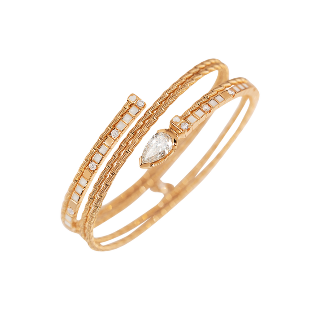 Wellendorff UMARME MICH. Diamanttropfen perlmutt Armband Wellendorff UMARME MICH. Diamanttropfen perlmutt Armband