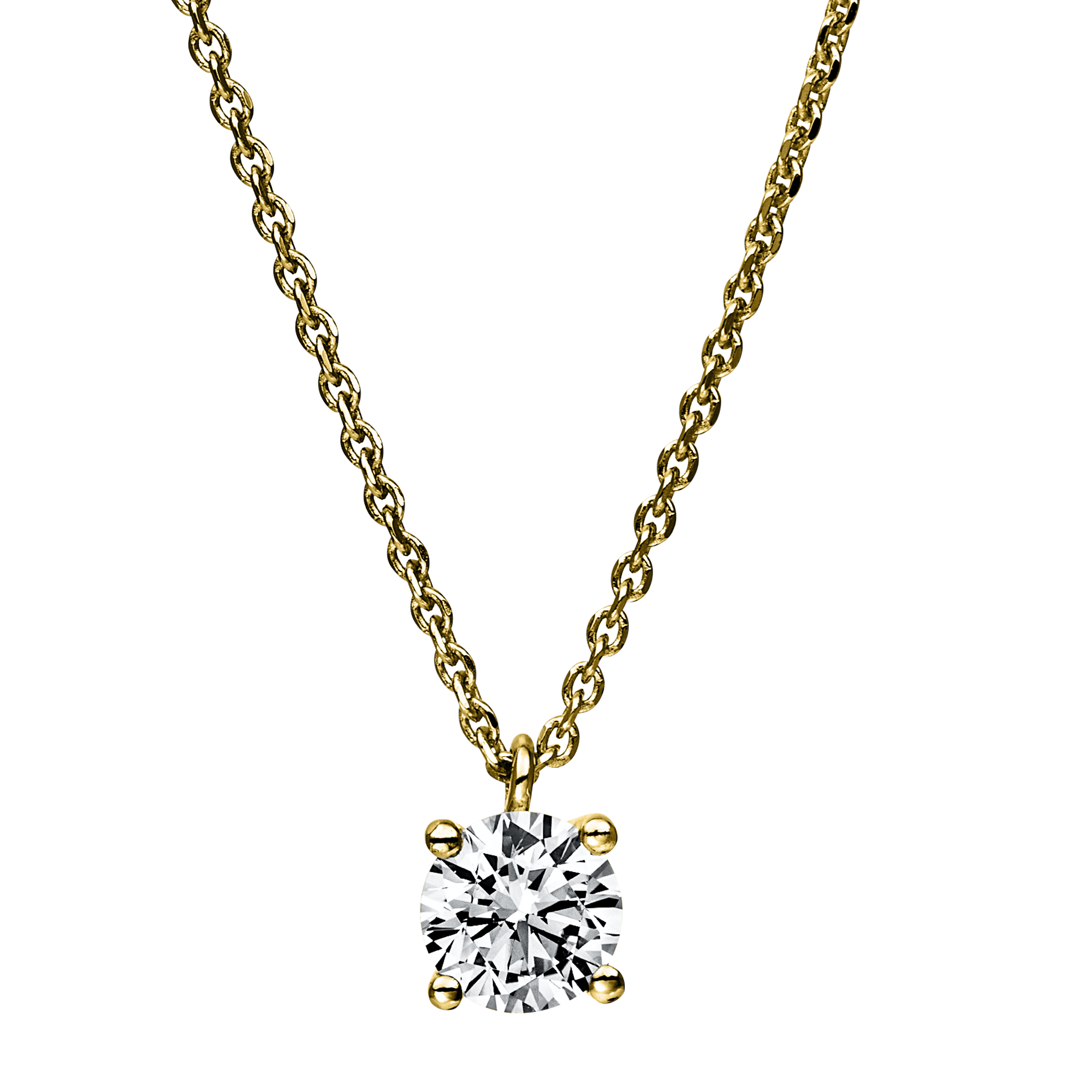 Brogle Selection necklace with pendant Julia from 0.7 carat Brogle Selection necklace with pendant Julia from 0.7 carat