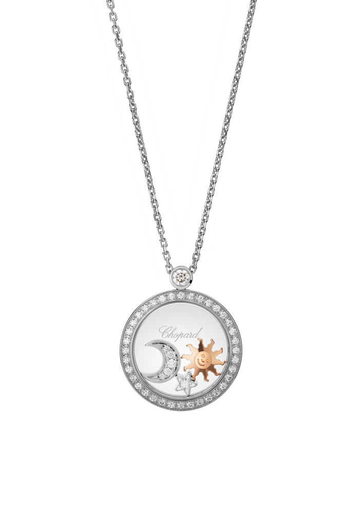 Chopard Sun, Moon and Stars Necklace with Pendant