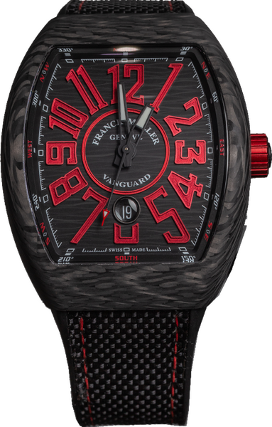 Franck Muller Vanguard Automatic Date Carbon 53.7 x 44mm Franck Muller Vanguard Automatic Date Carbon 53.7 x 44mm