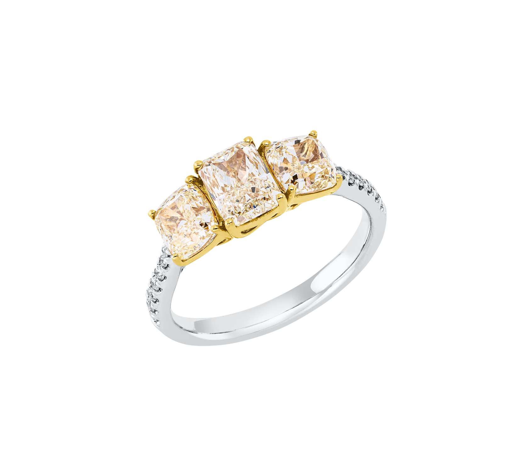 Brogle Selection Bicolor diamond ring