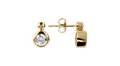 Bronzallure Golden stud earrings