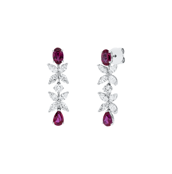 Brogle Selection Rubinohrhänger