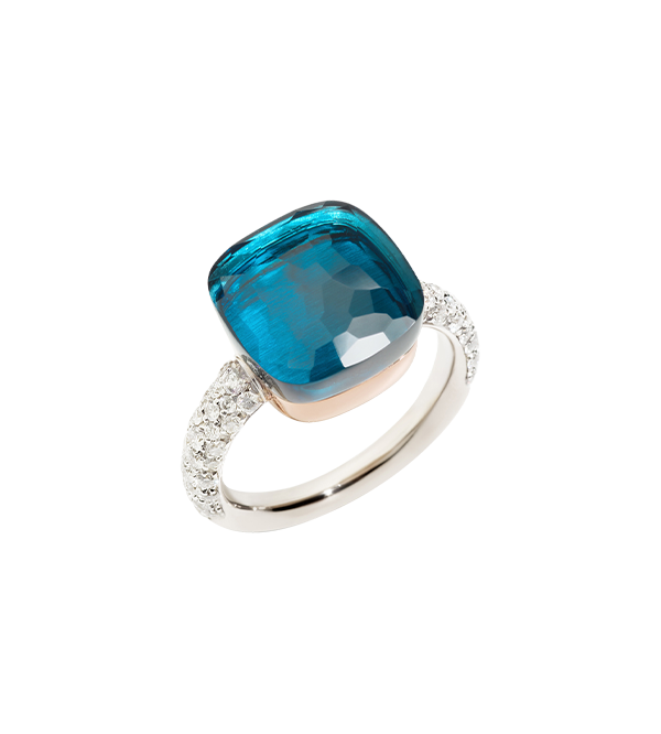 Pomellato Nudo Maxi London Topaz Ring