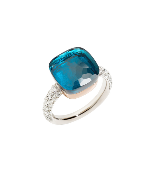 Pomellato Nudo Maxi London Topaz Ring