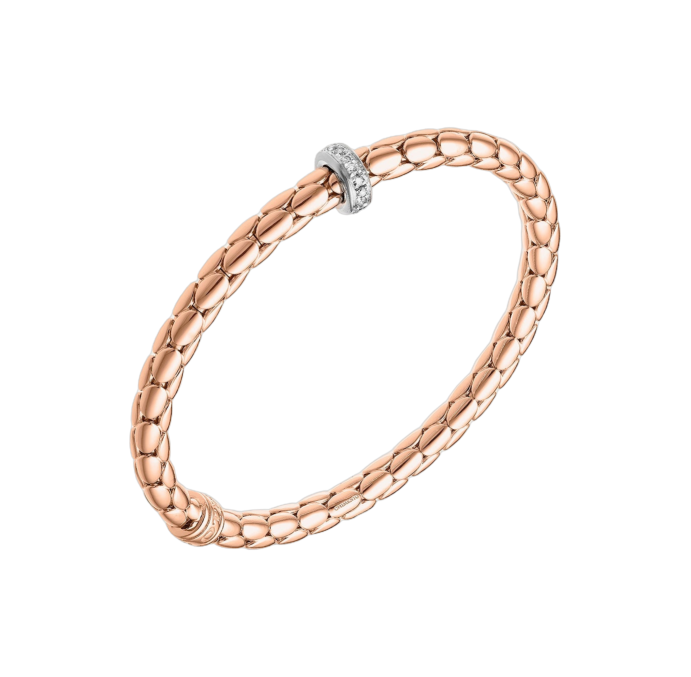 Chimento Stretch Spring Two-Tone Flexible Bracelet
