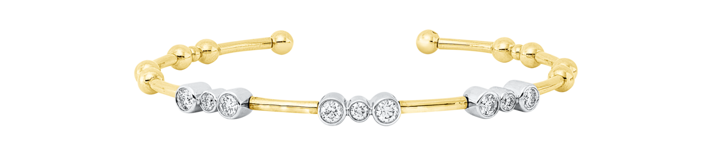 Brogle Classic Bicolor Diamantarmreif Brogle Classic Bicolor Diamantarmreif