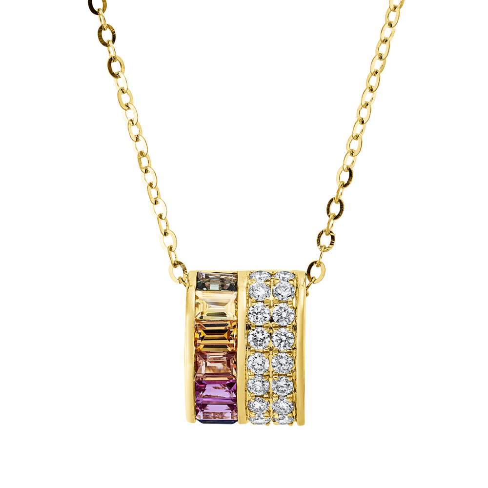 Brogle Classic necklace with sapphire pendant