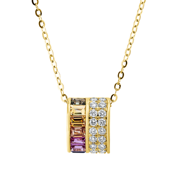 Brogle Classic necklace with sapphire pendant