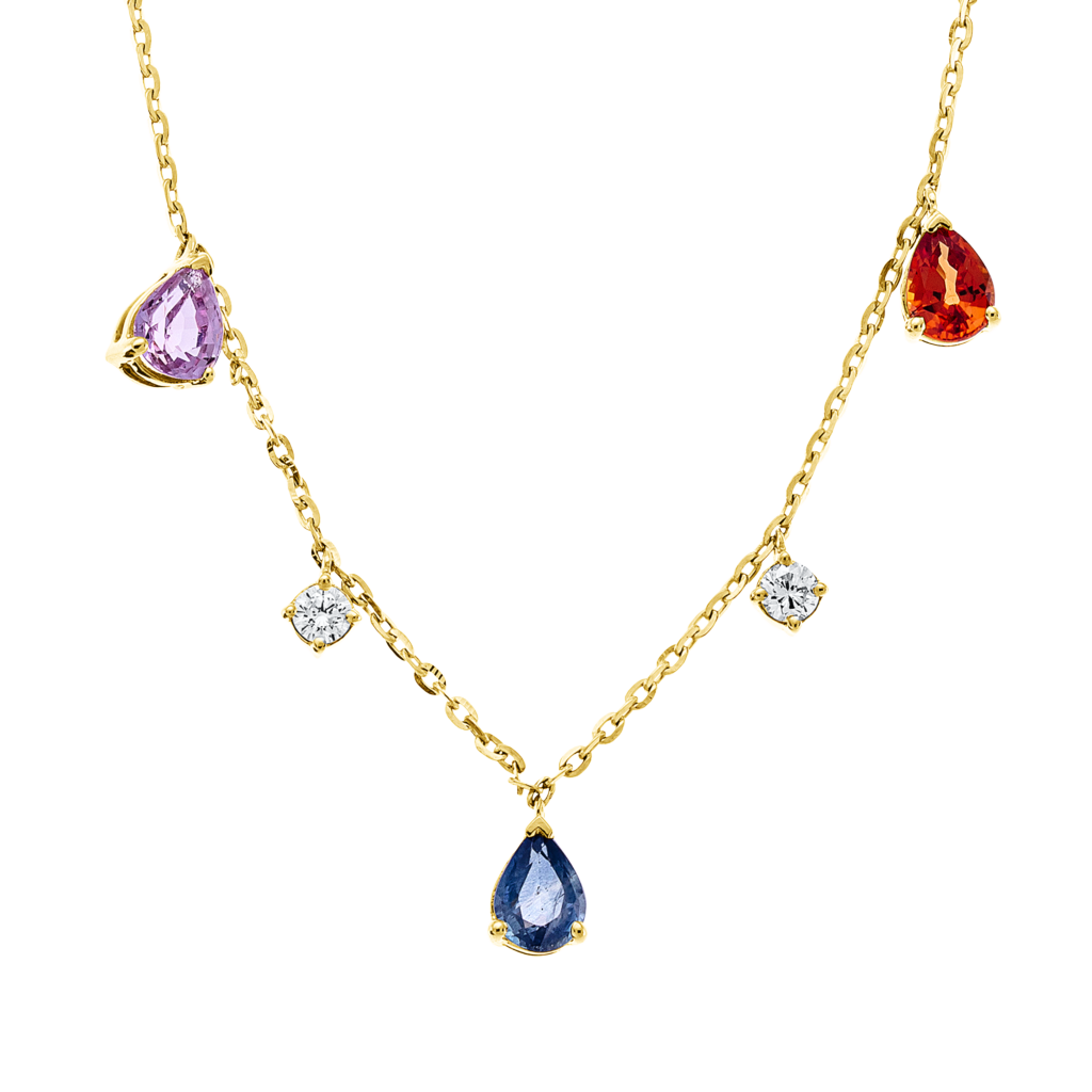 Brogle Classic necklace with sapphire pendant