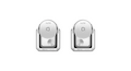 Chopard Happy Diamonds Icons stud earrings