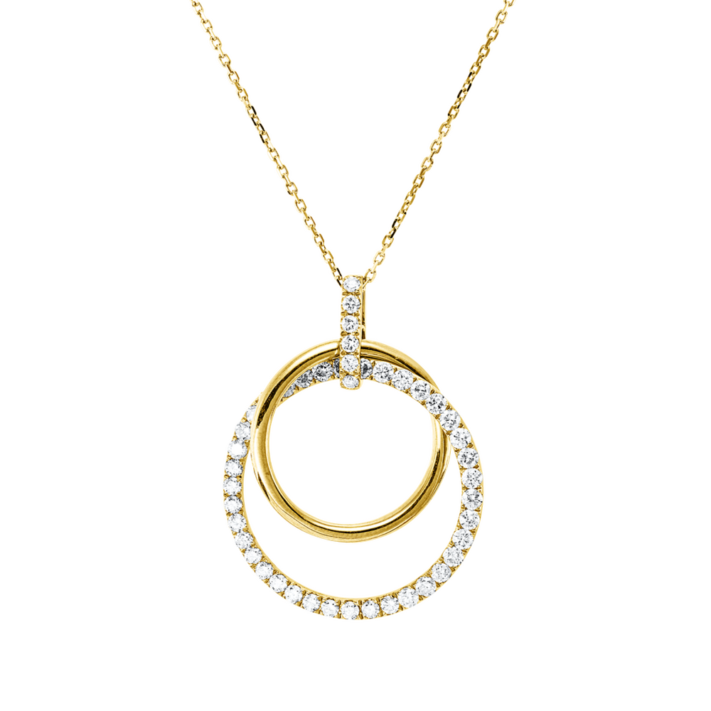 Brogle Selection Kette mit Diamantanhänger