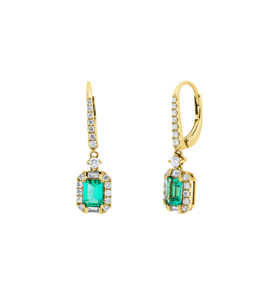Brogle Selection Smaragdohrhänger