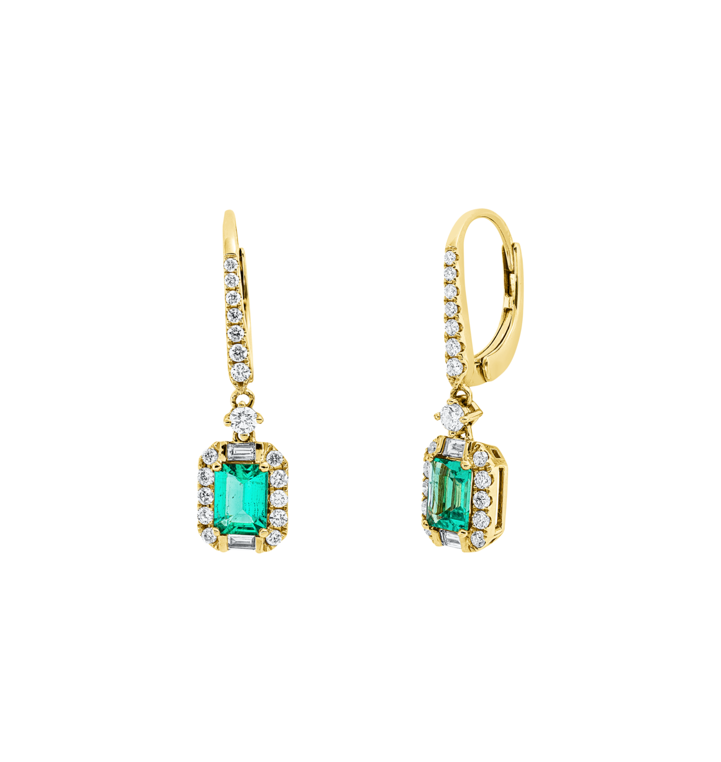 Brogle Selection emerald creoles Brogle Selection emerald creoles