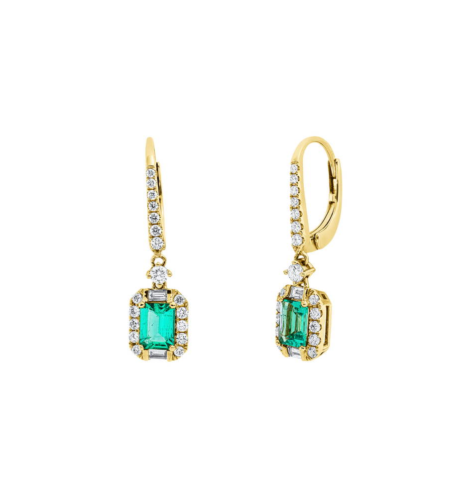 Brogle Selection emerald creoles Brogle Selection emerald creoles