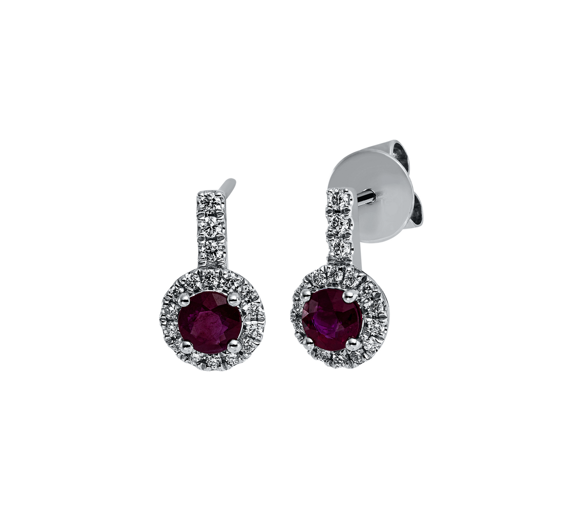 Brogle Classic ruby stud earrings Brogle Classic ruby stud earrings