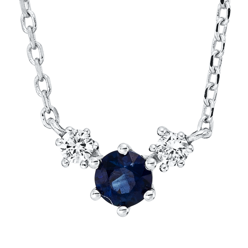 Brogle Classic necklace with sapphire pendant
