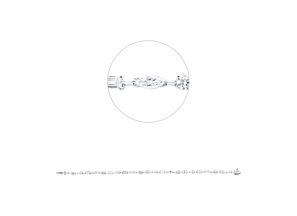 Brogle Selection tennis bracelet