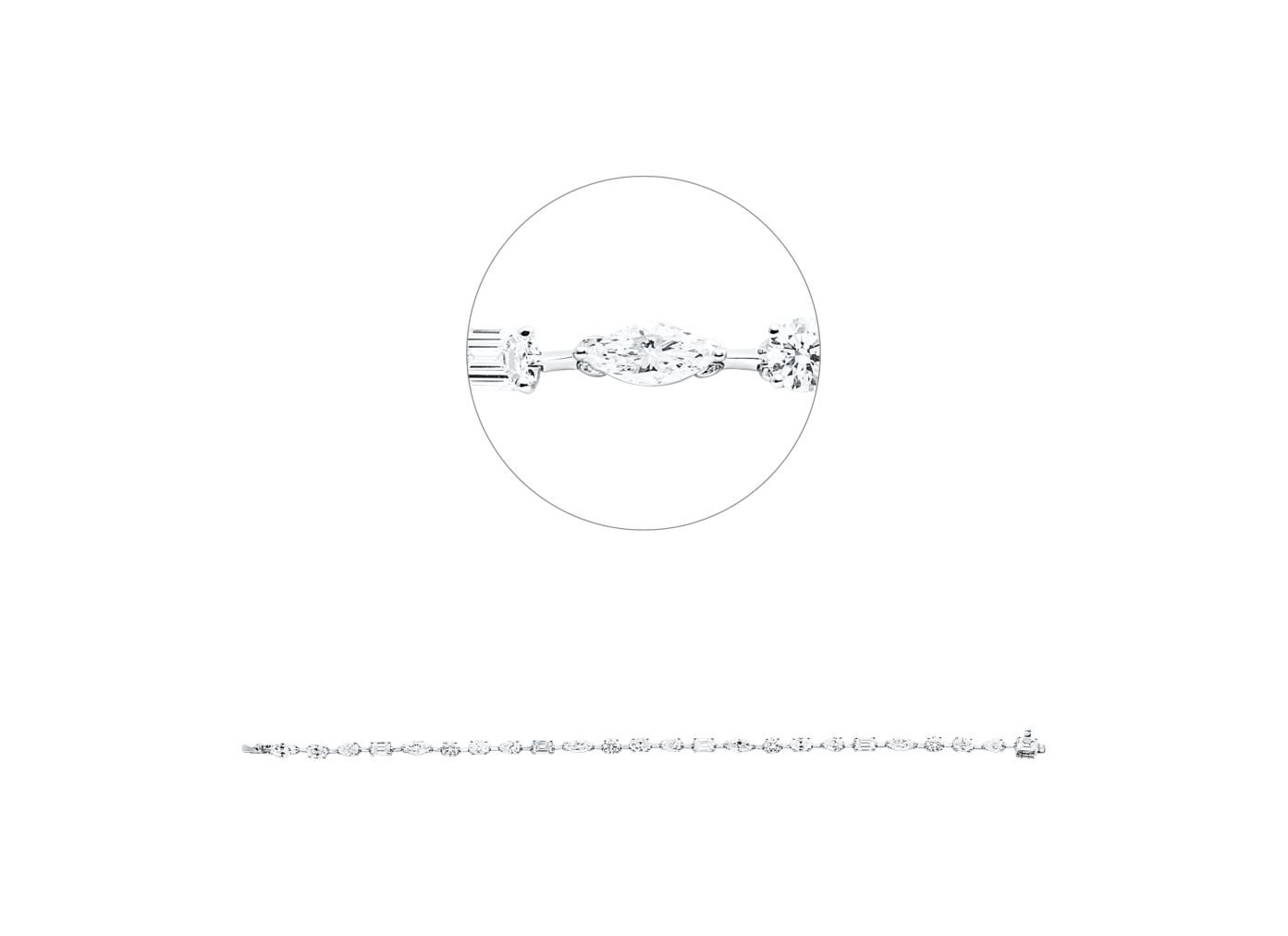 Brogle Selection tennis bracelet Brogle Selection tennis bracelet