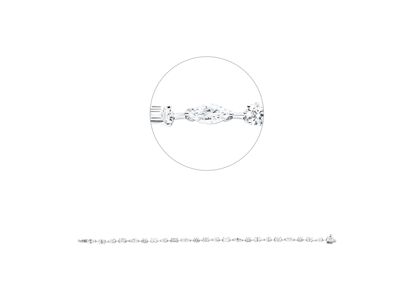 Brogle Selection tennis bracelet Brogle Selection tennis bracelet