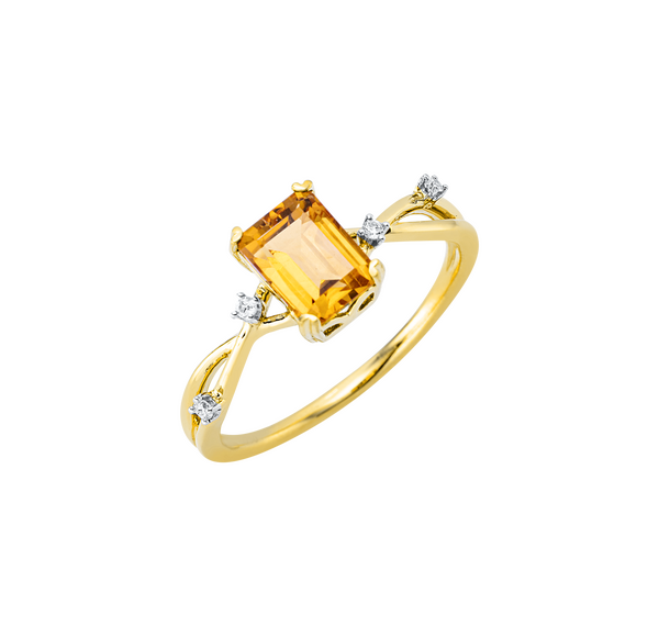 Brogle Classic citrine ring