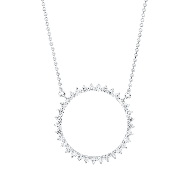 Brogle Classic Kette mit Diamantkreis