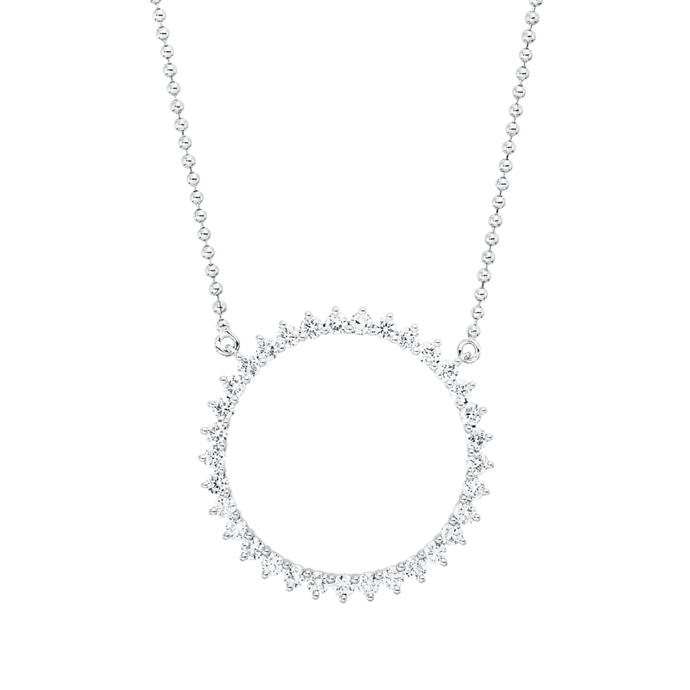 Brogle Classic Kette mit Diamantkreis Brogle Classic Kette mit Diamantkreis